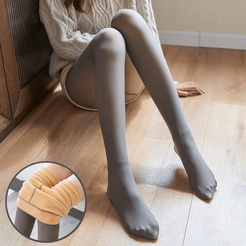 Thermal tights with sheer stocking effect – Fashion Look